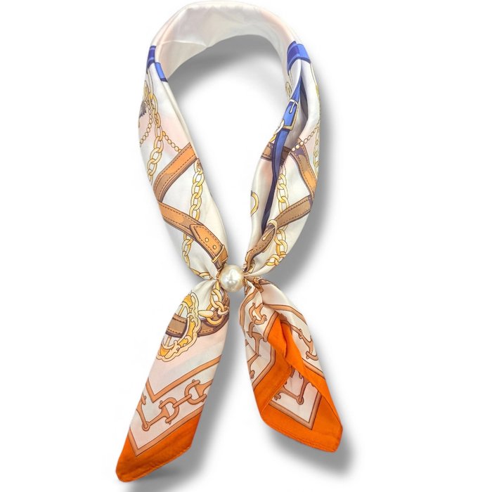 Pearl Magnetic Scarf - Greige Goods