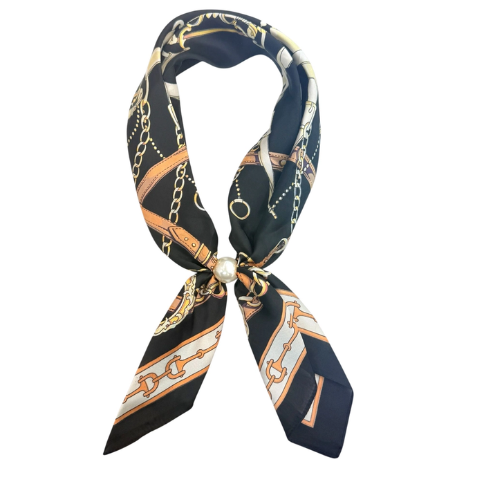 Pearl Magnetic Scarf - Greige Goods