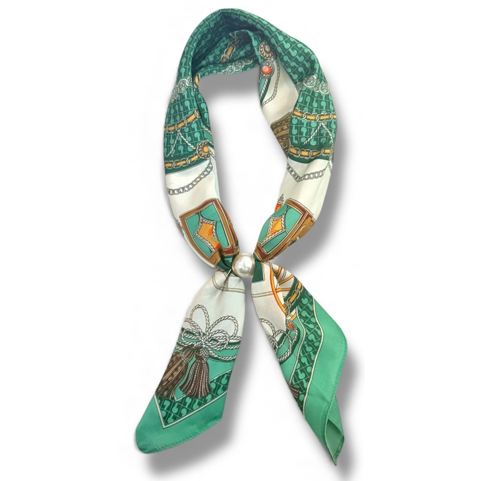 Pearl Magnetic Scarf - Greige Goods
