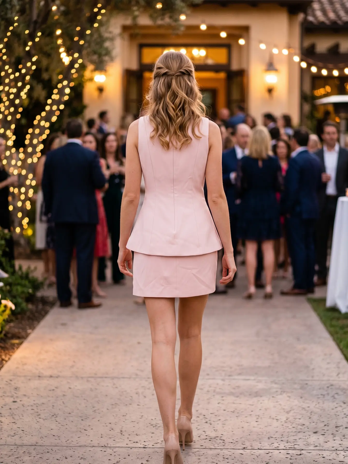 Peplum Mini Dress