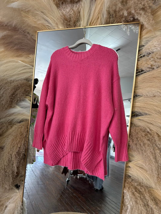 PINK OVERSIZED SWEATER