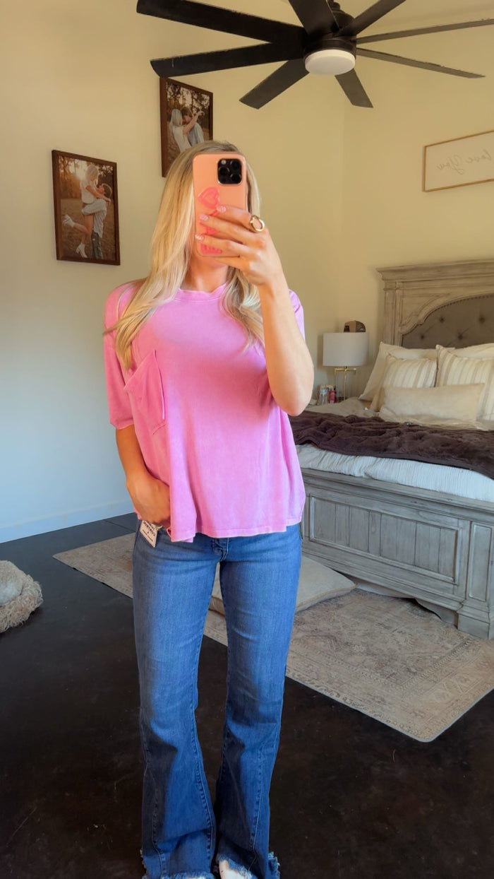 PINK POCKET TOP