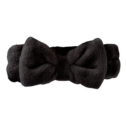 Plush Bow Spa Headband - Greige Goods