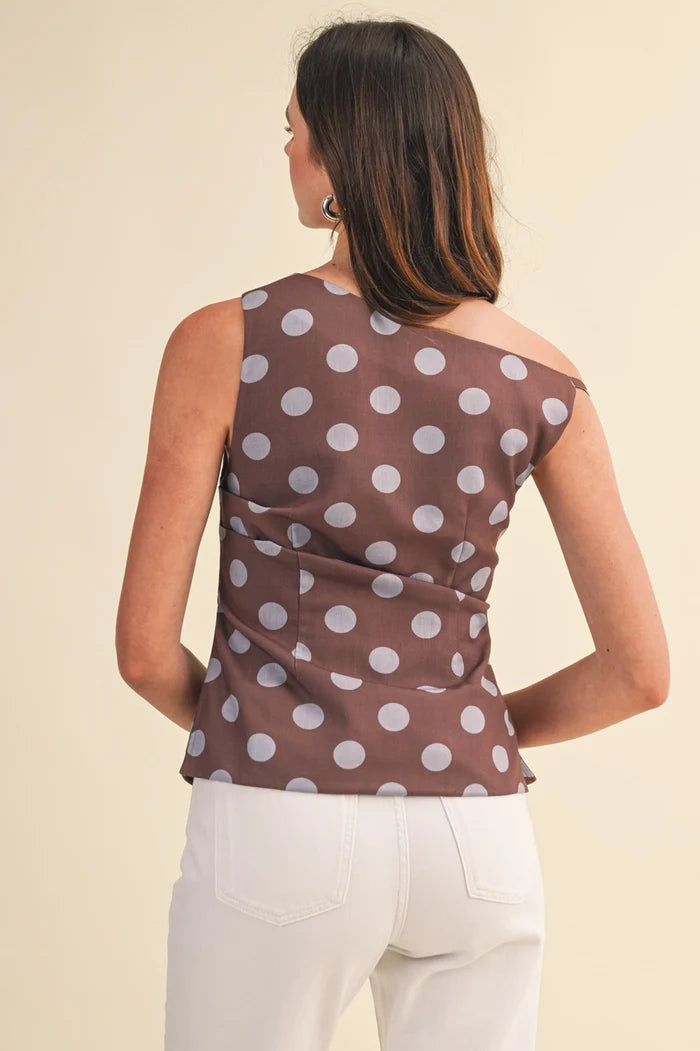Polka Dot Off Shoulder