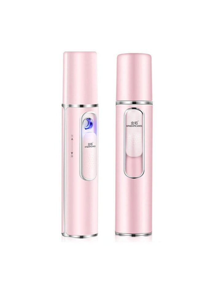Portable Facial Mist Hydration Device – Pink