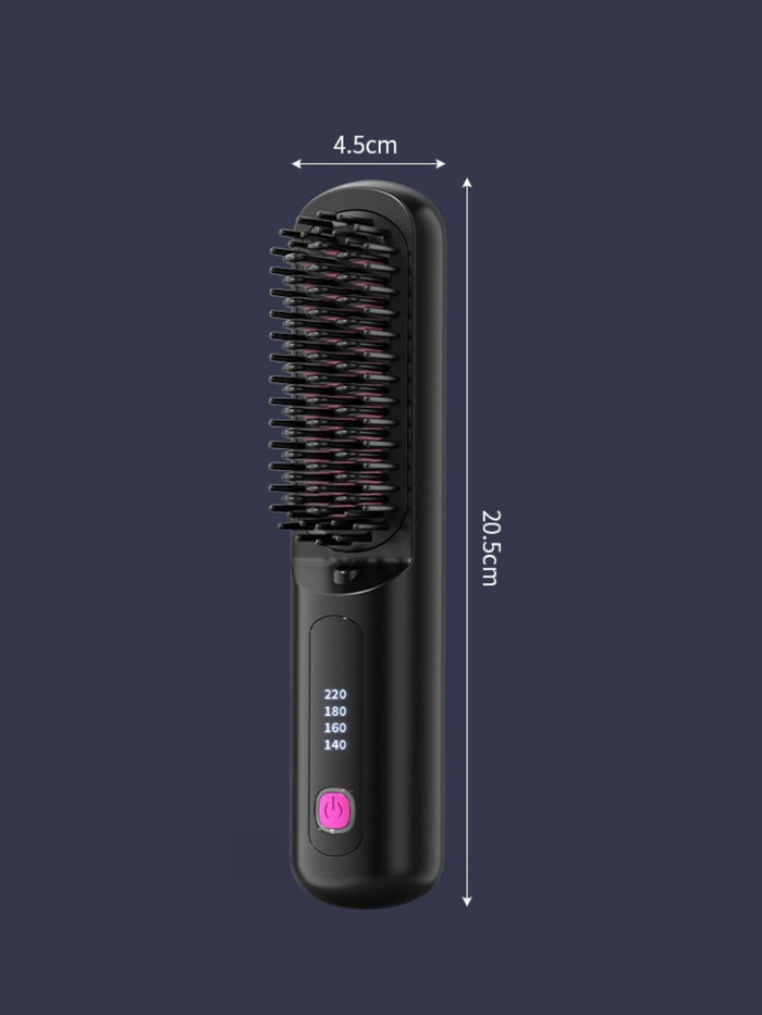 Portable Heated Hair Straightening Comb