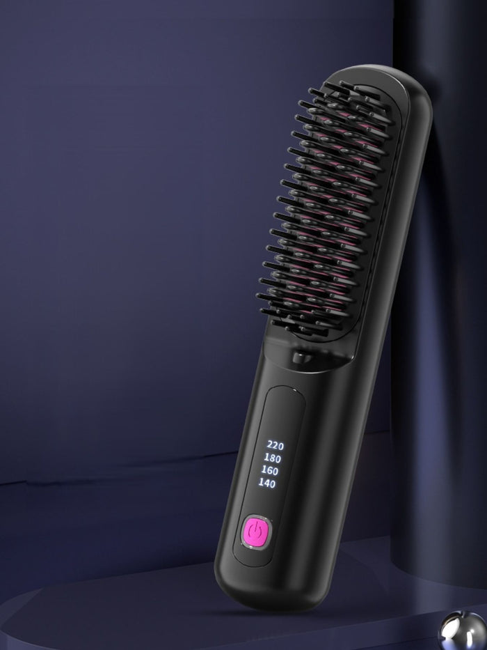 Portable Heated Hair Straightening Comb