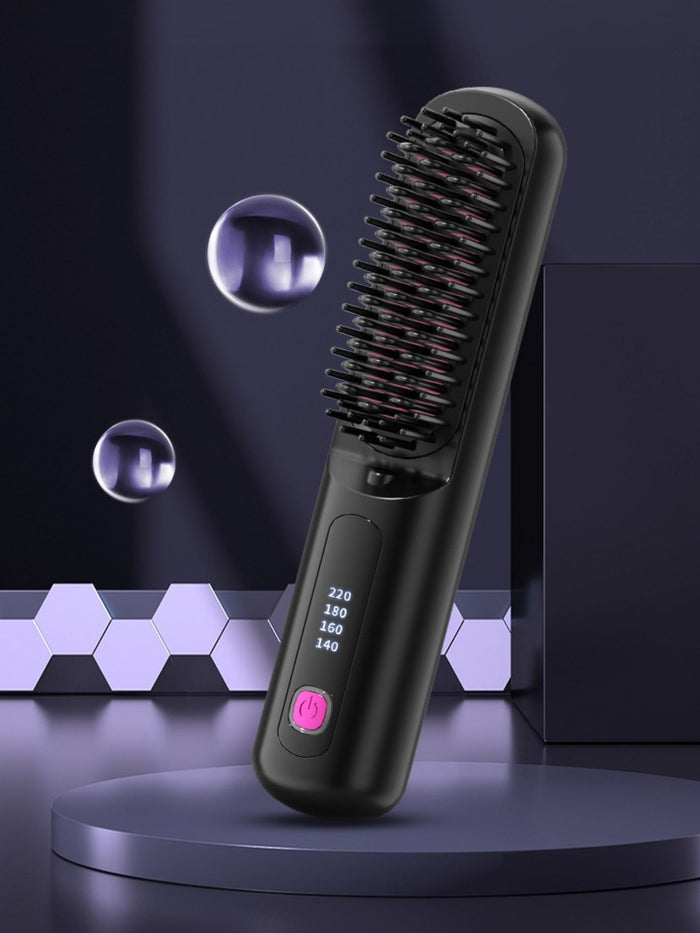 Portable Heated Hair Straightening Comb