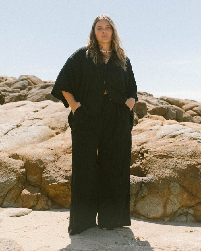 Posey Pants | Black Crepe