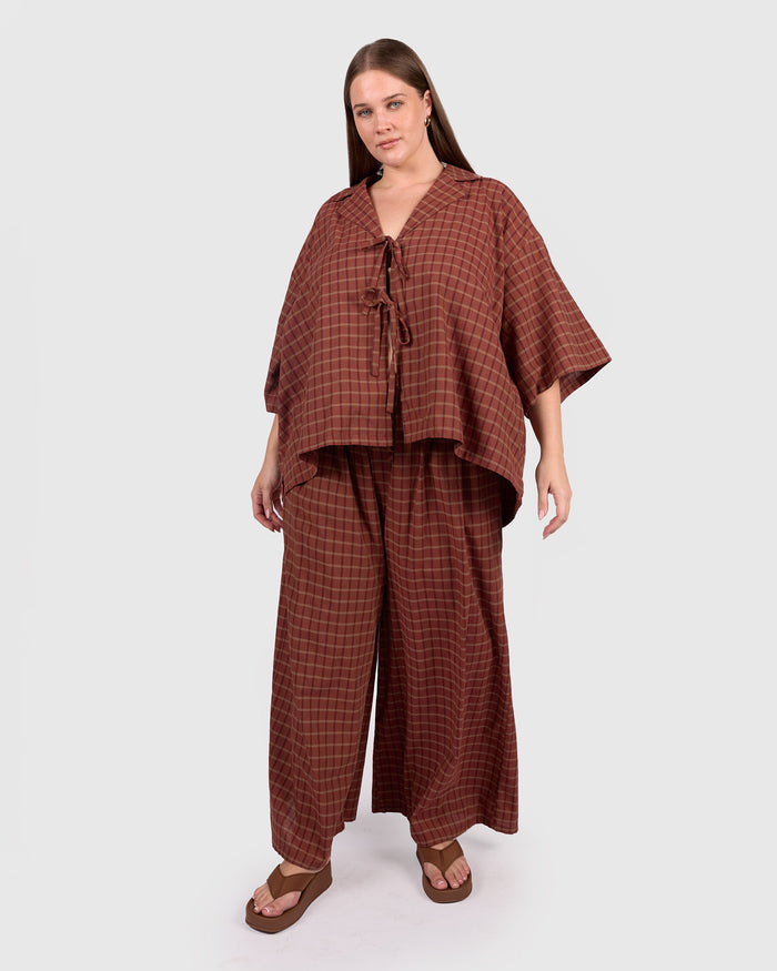 Posey Pants | Maple Gingham