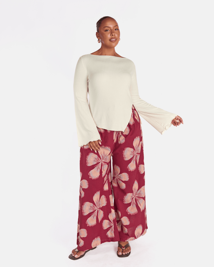 Posey Pants | Midnight Bloom