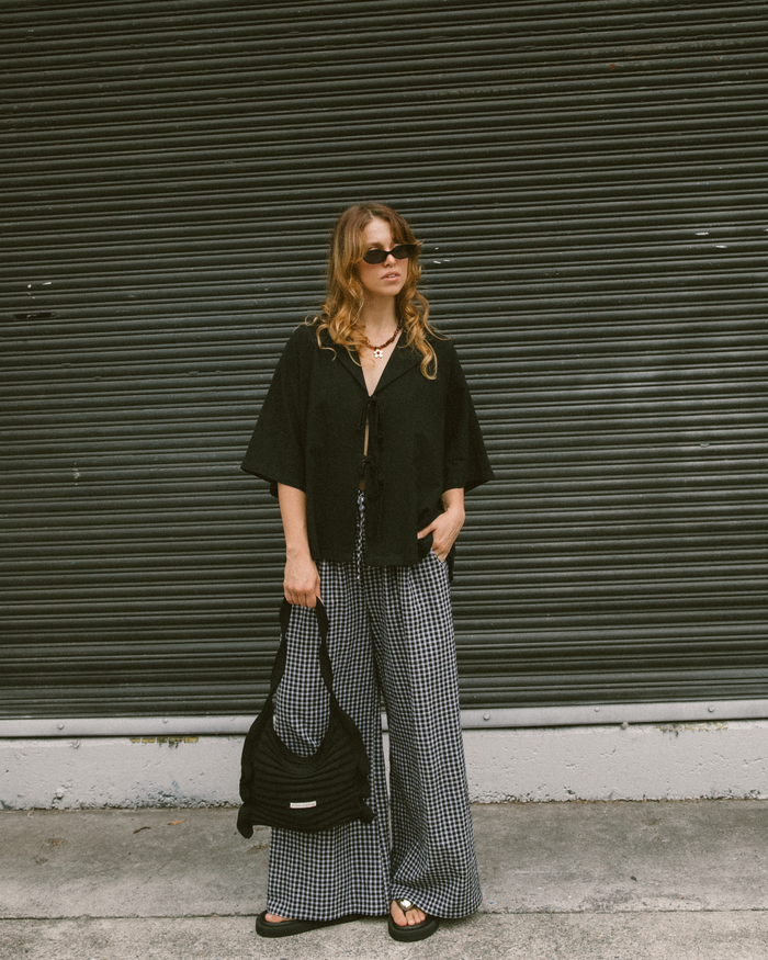 Posey Pants | Midnight Gingham