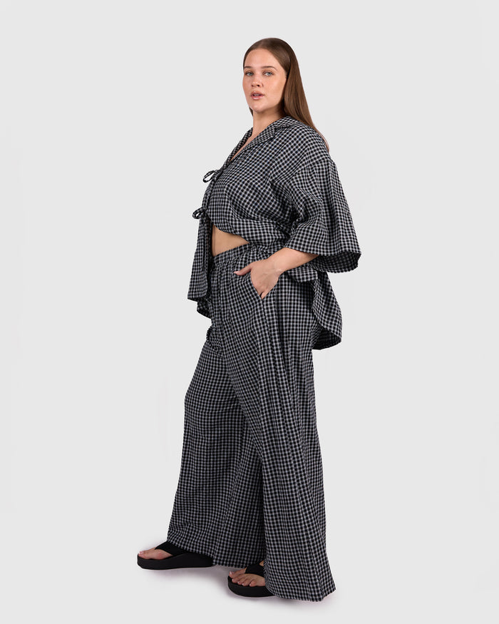 Posey Pants | Midnight Gingham