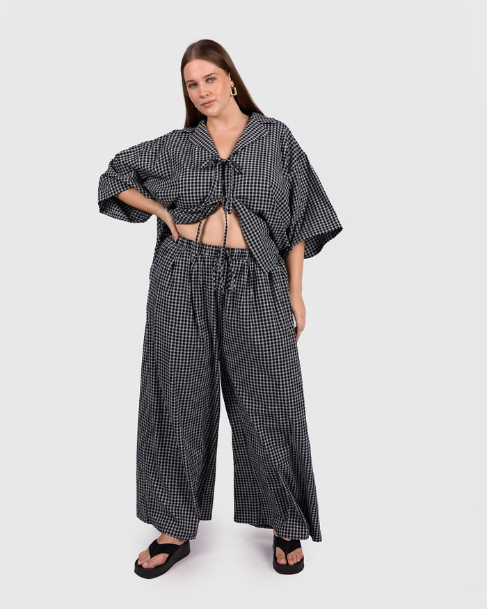 Posey Pants | Midnight Gingham