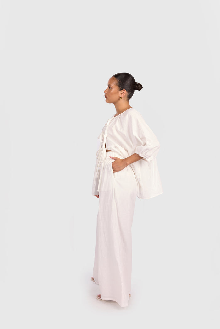 Posey Pants | White