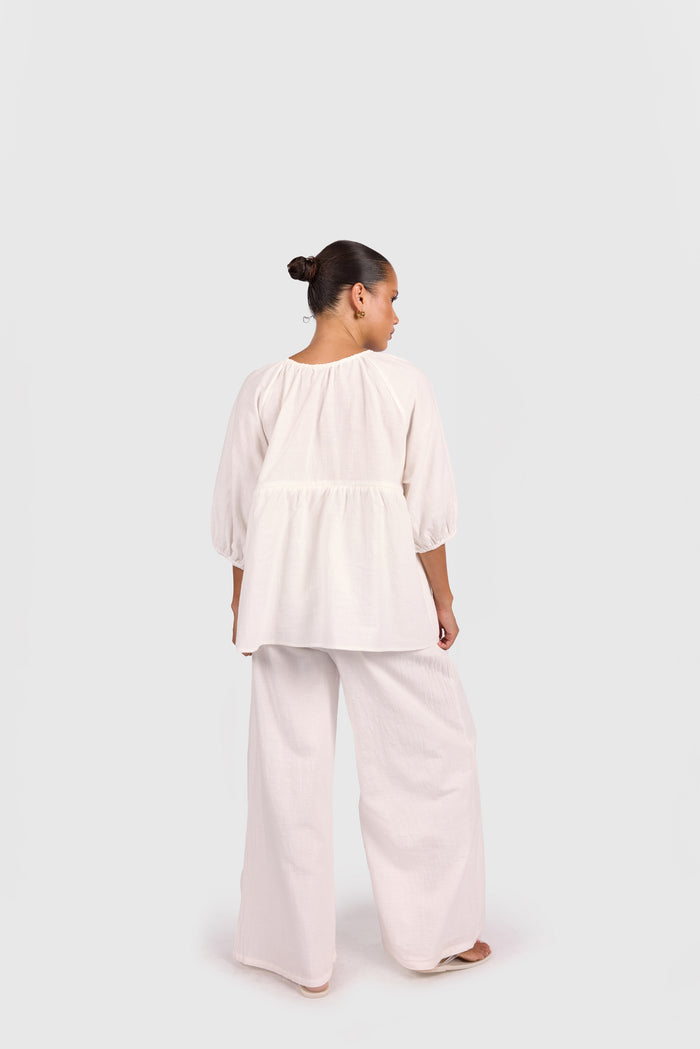 Posey Pants | White