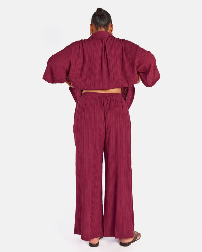 Posey Pants | Wine Crepe
