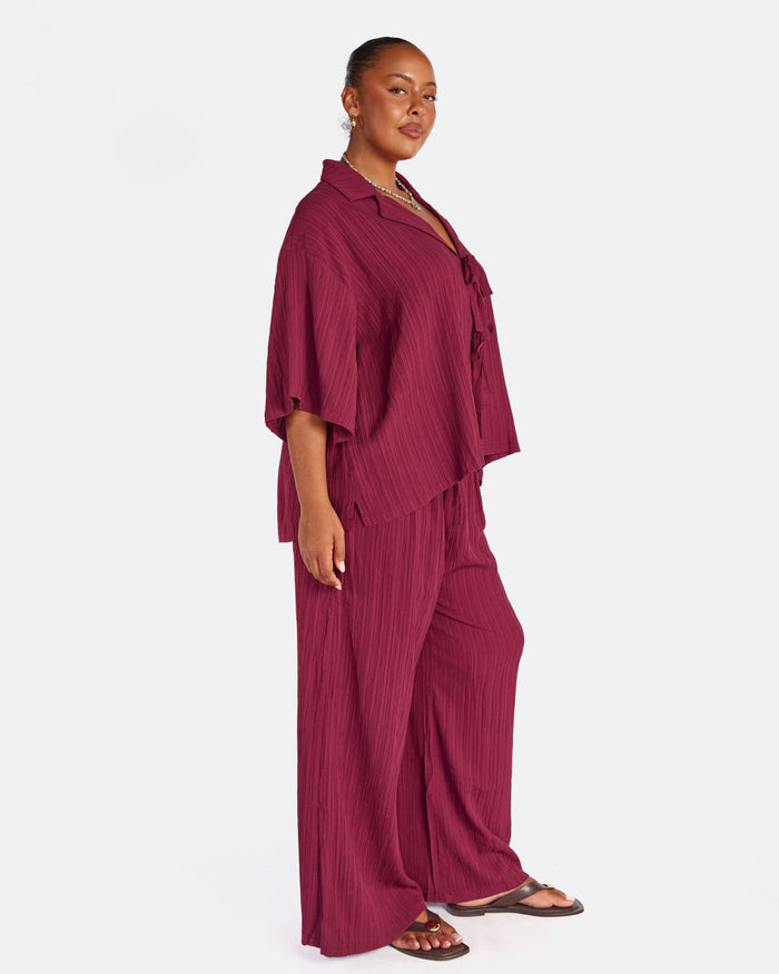 Posey Pants | Wine Crepe