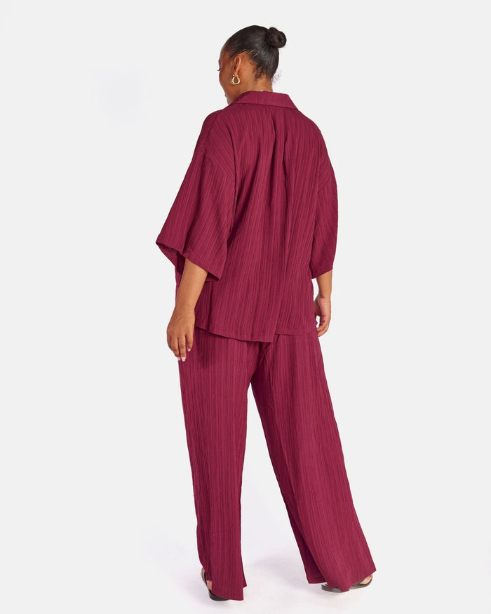 Posey Pants | Wine Crepe