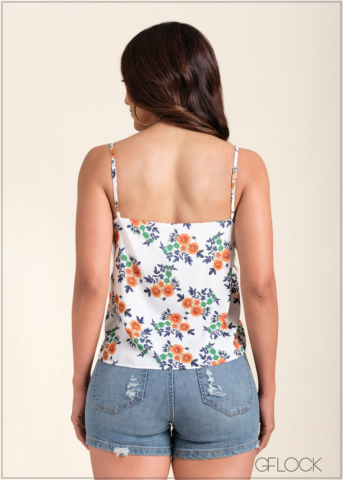 Printed Cami Top - 221123