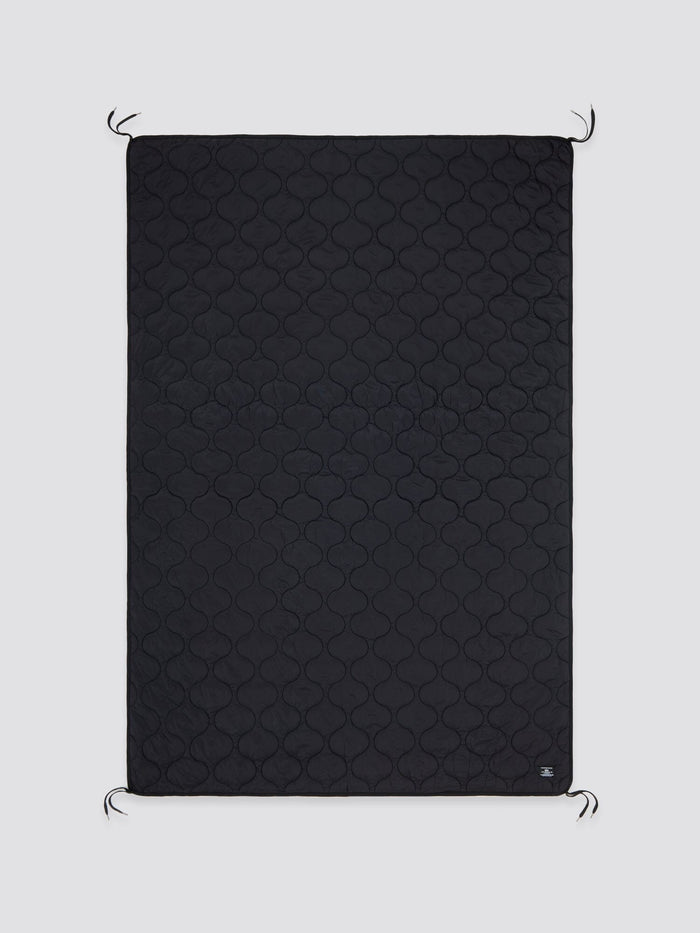 QUILTED BLANKET ACCESSORY Alpha Industries BLACK O/S