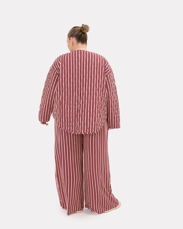 Quilted Jacket | Sundae Stripe