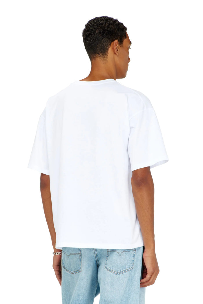 Relaxed cotton T-shirt with Oval D embroidery