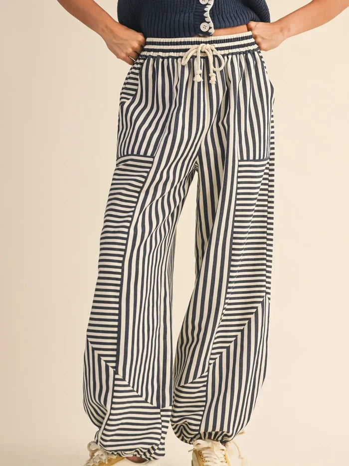 Relaxed Stripe Pants