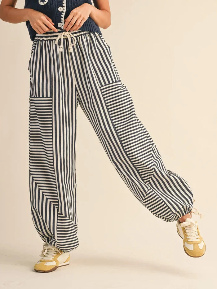 Relaxed Stripe Pants