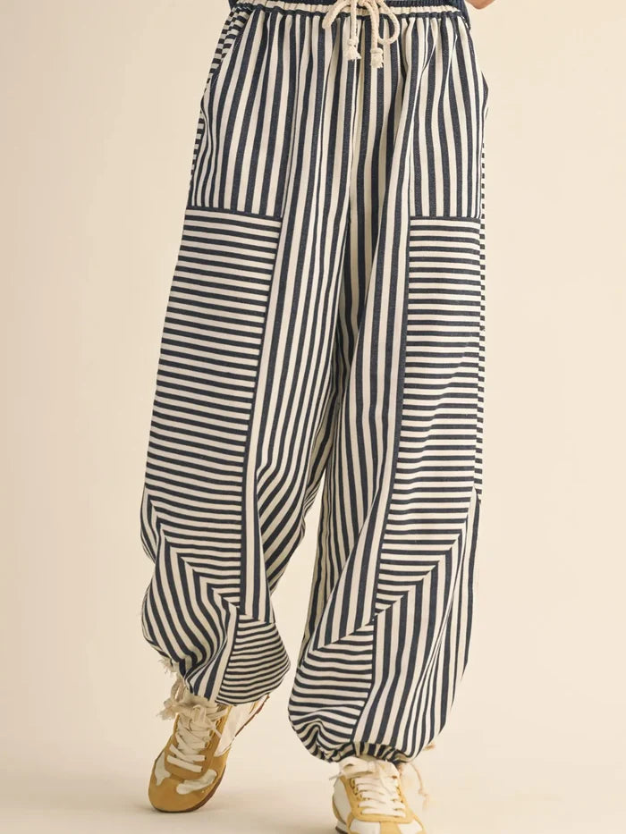 Relaxed Stripe Pants