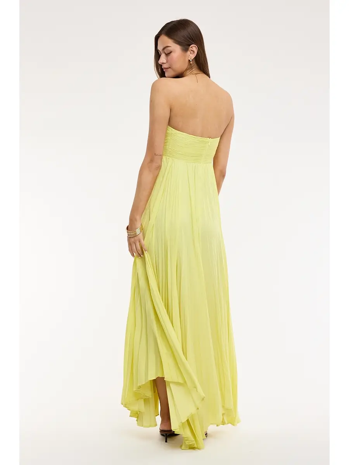 Ruffle Tube Maxi Dress - Greige Goods