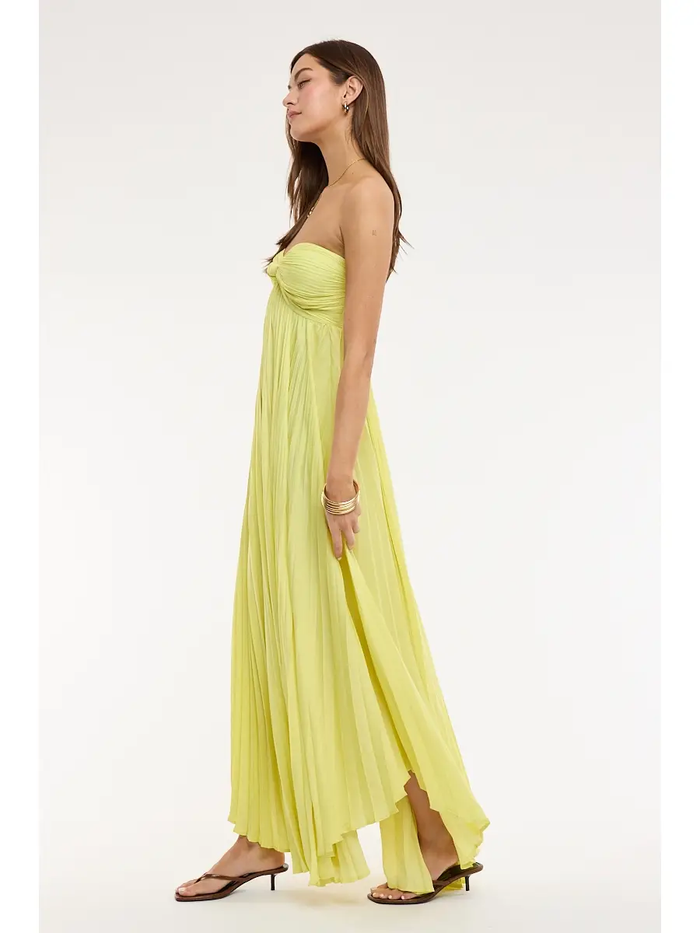 Ruffle Tube Maxi Dress - Greige Goods
