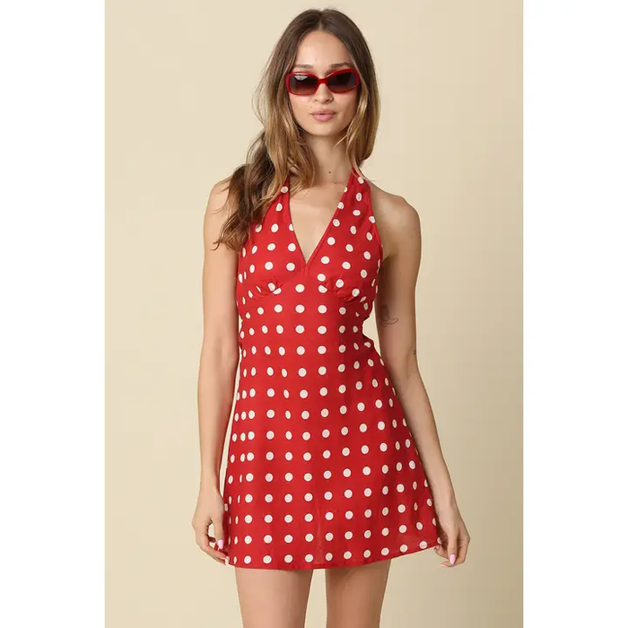 Rumi Polka Dot Mini Dress