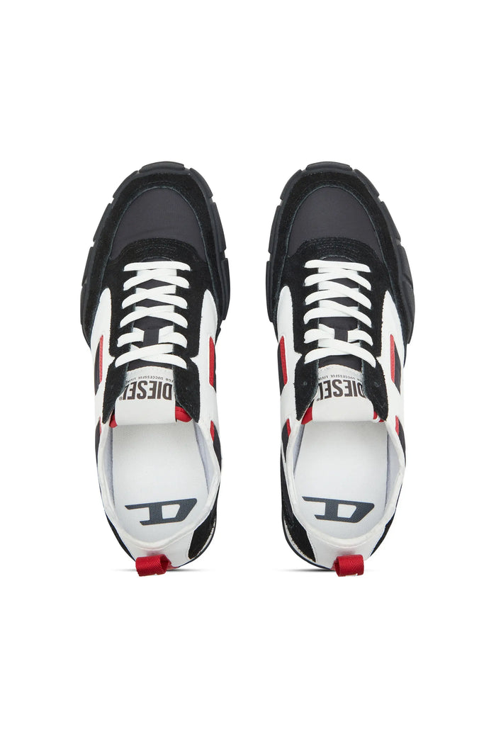 S-Pagodha-Sneakers in leather, suede and ripstop