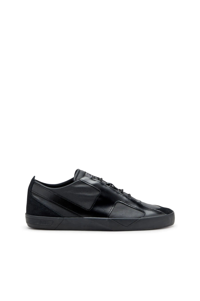 S-Slante-D-Sneakers in suede and leather with D logo
