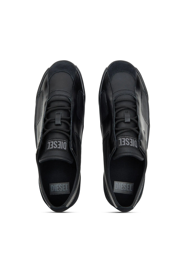 S-Slante-D-Sneakers in suede and leather with D logo