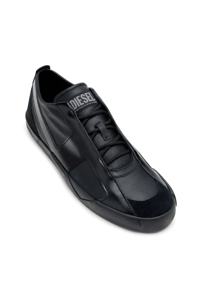 S-Slante-D-Sneakers in suede and leather with D logo