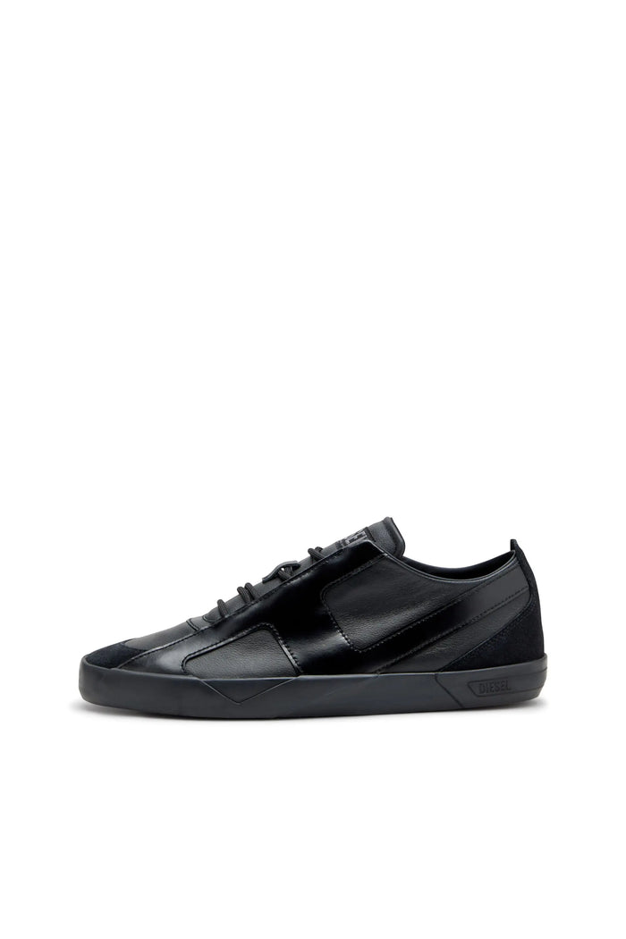 S-Slante-D-Sneakers in suede and leather with D logo