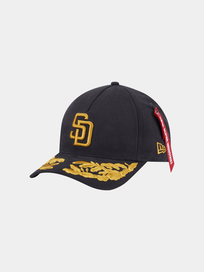 SAN DIEGO PADRES X ALPHA X NEW ERA 940 MC CAP ACCESSORY Alpha Industries BLACK O/S