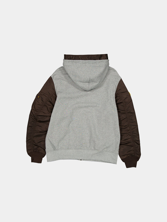SAN DIEGO PADRES X ALPHA X NEW ERA MA-1 ZIP UP HOODIE OUTERWEAR Alpha Industries
