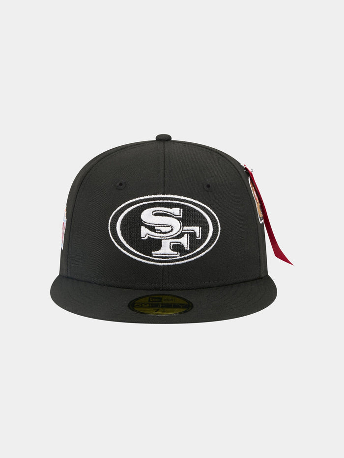 SAN FRANCISCO 49ERS X ALPHA X NEW ERA 59FIFTY FITTED CAP ACCESSORY Alpha Industries