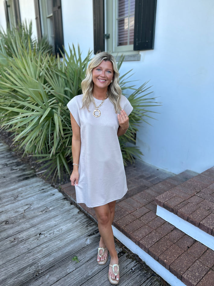 SAND CASUAL DRESS