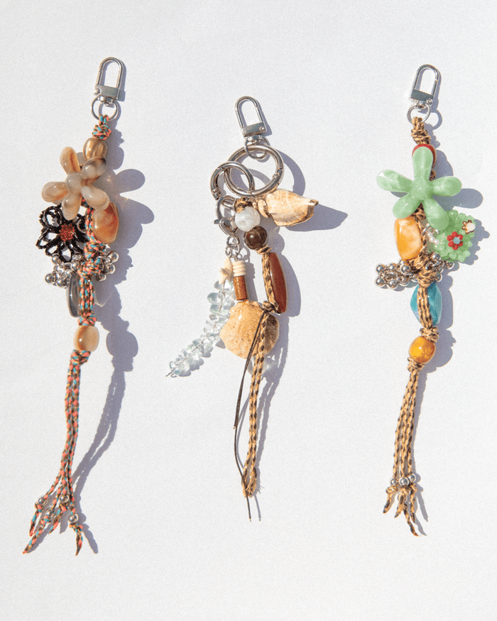 Sandy Shores Key Ring/Phone Charm | Pink