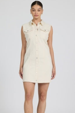 Siara Denim Dress - Greige Goods