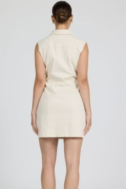 Siara Denim Dress - Greige Goods