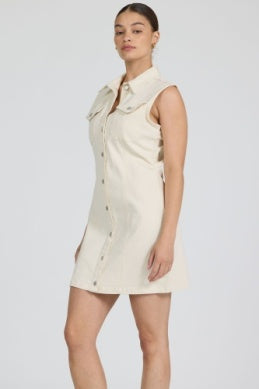 Siara Denim Dress - Greige Goods