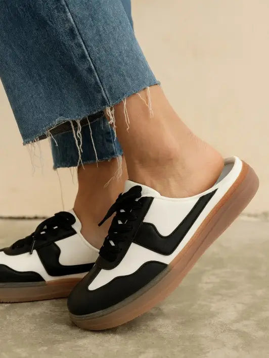 Slip On Mule Sneaker - Greige Goods