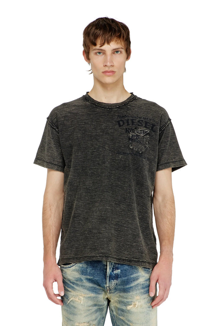 Slub jersey T-shirt with chest pocket