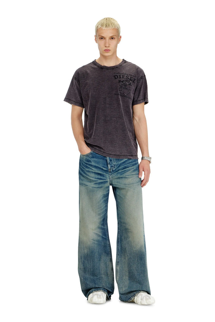 Slub jersey T-shirt with chest pocket