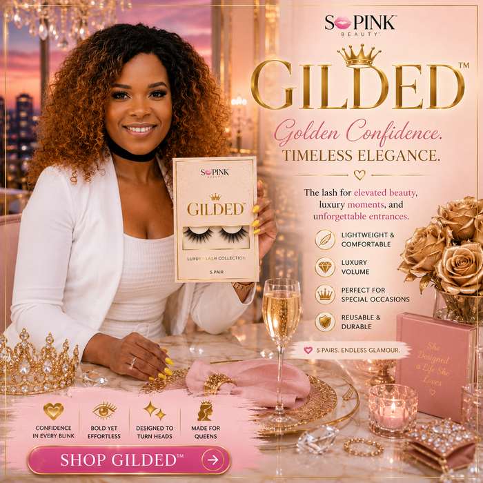 SO PINK BEAUTY Faux Mink Eyelashes Variety Pack 5 Pairs